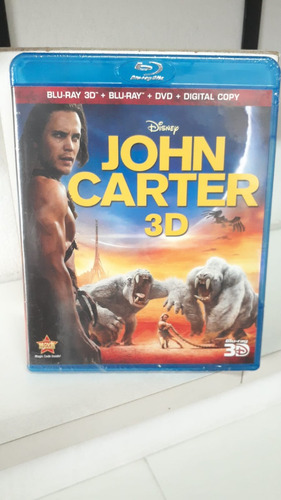 Blu-ray 3d + Blu-ray + Dvd - John Carter