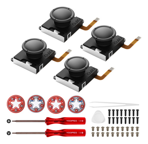 Aknes Gulikit Switch Joycon Replacement-no Drifting, Higher.