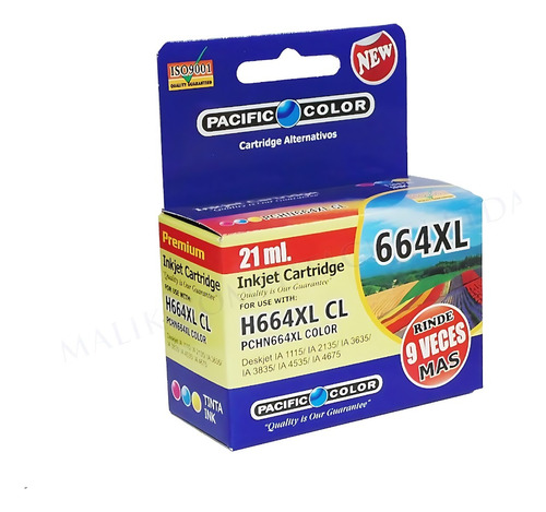 Cartridge Hp664xl Color Para Hp Deskjet 3838