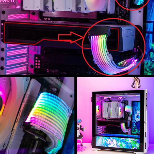 Cabos Psu Para Pc Lian Li Strimer Plus Pino De Computador