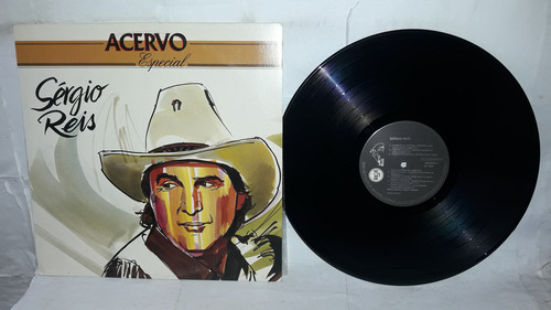 Lp Sérgio Reis Acervo Especial C/ Encarte (1993) (Usado)