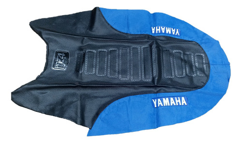 Funda De Asiento Tc4 Yamaha Ybr 125 Ed Negro Azul Liso