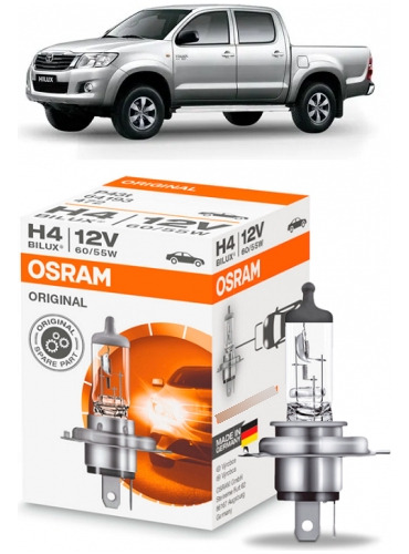 Lampada Farol Hilux Pickup 2005 A 2015 H4 Original Osram