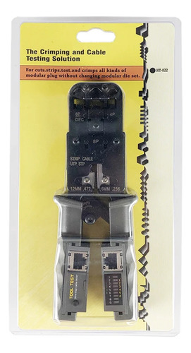 Testeador Crimpador 2en1 Cables Utp/stp Rj45/rj12/rj11 6p/8p