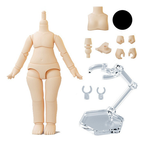 Cuerpo De Muñeca De 9.6cm + Accesorios For Gsc, 1/12 Bjd