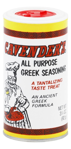 Cavender's Condimento Griego Multiusos - 3.25 Onzas (paquete