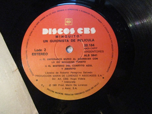 Imagen 4 de 4 de Minguito - Un Guionista De Novela (juan Carlos Altavista)