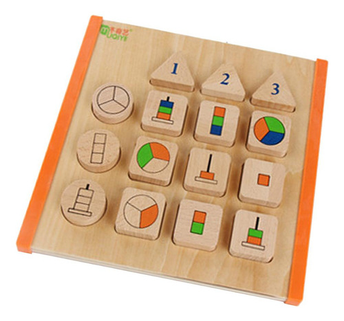 Número Geometría Bloque Educación Puzzle Juguetes De