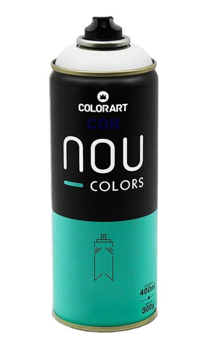 Tinta Spray Nou Colors Branca 400ml Colorart Grafite Arte