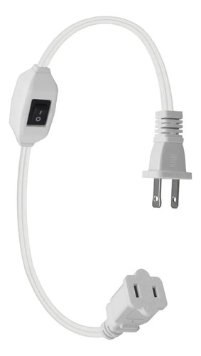 Cable De Extensión 12.6 Con Interruptor, Enchufe De Corrient
