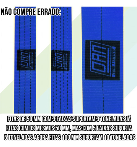 Cinta Rosa 3 Ton Para Catraca Fixa 50mm Reposição (só Fita)