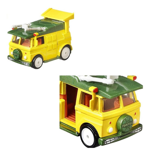 Hot Wheels Camioneta Tortugas Ninja Party Wagon Gomas