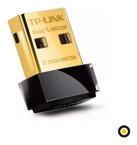 Imagen 2 de 9 de Antena Wifi Usb Adaptador Tp-link Tl-wn725n 150 Mbps Nano