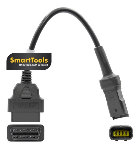 Imagen 3 de 6 de Adaptador Scanner Ducati 4 Pines A Obd2 Moto