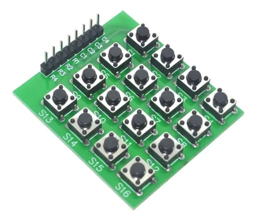 Teclado Botonera 16 Matrix 4x4 Mcu Modulo Para Arduino