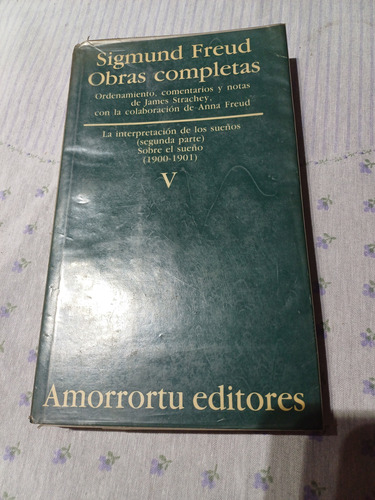 Sigmund Freud Obras Completas. Tomo 5 (Usado)