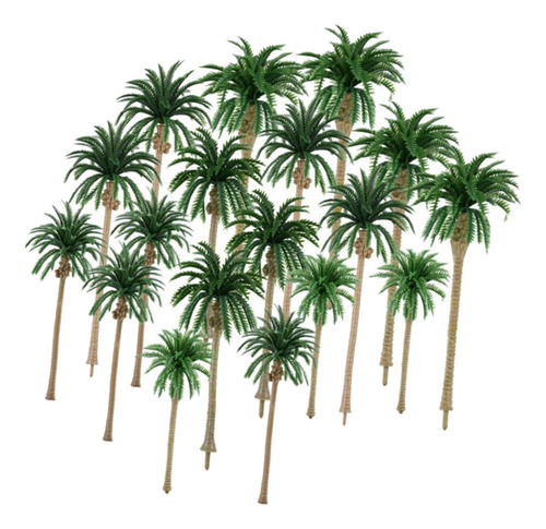 40 Uds Mini Palmera De Coco Modelo Árboles Mesa De Arena