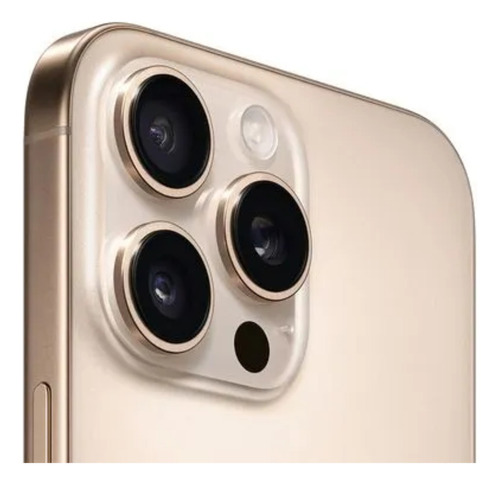 iPhone 16 Pro Max De 256gb Esim Color Black Titanium Color Dorado Claro