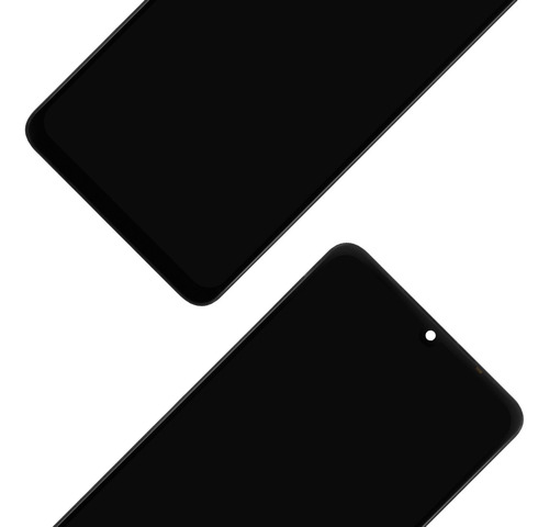 Srjtek Pantalla C/marco ( A A A) Para Samsung A06 Sm-a065f Color Negro