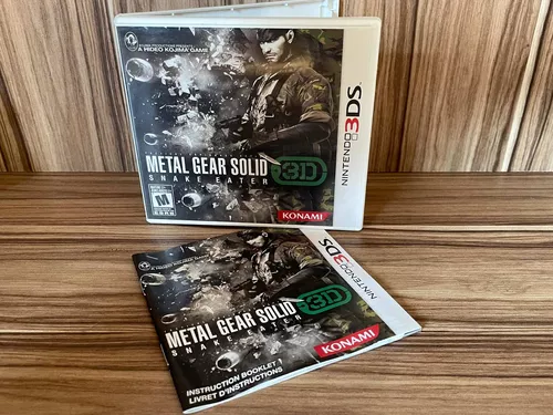 Jogo Metal Gear Solid Snake Eater Original - 3DS - Sebo dos