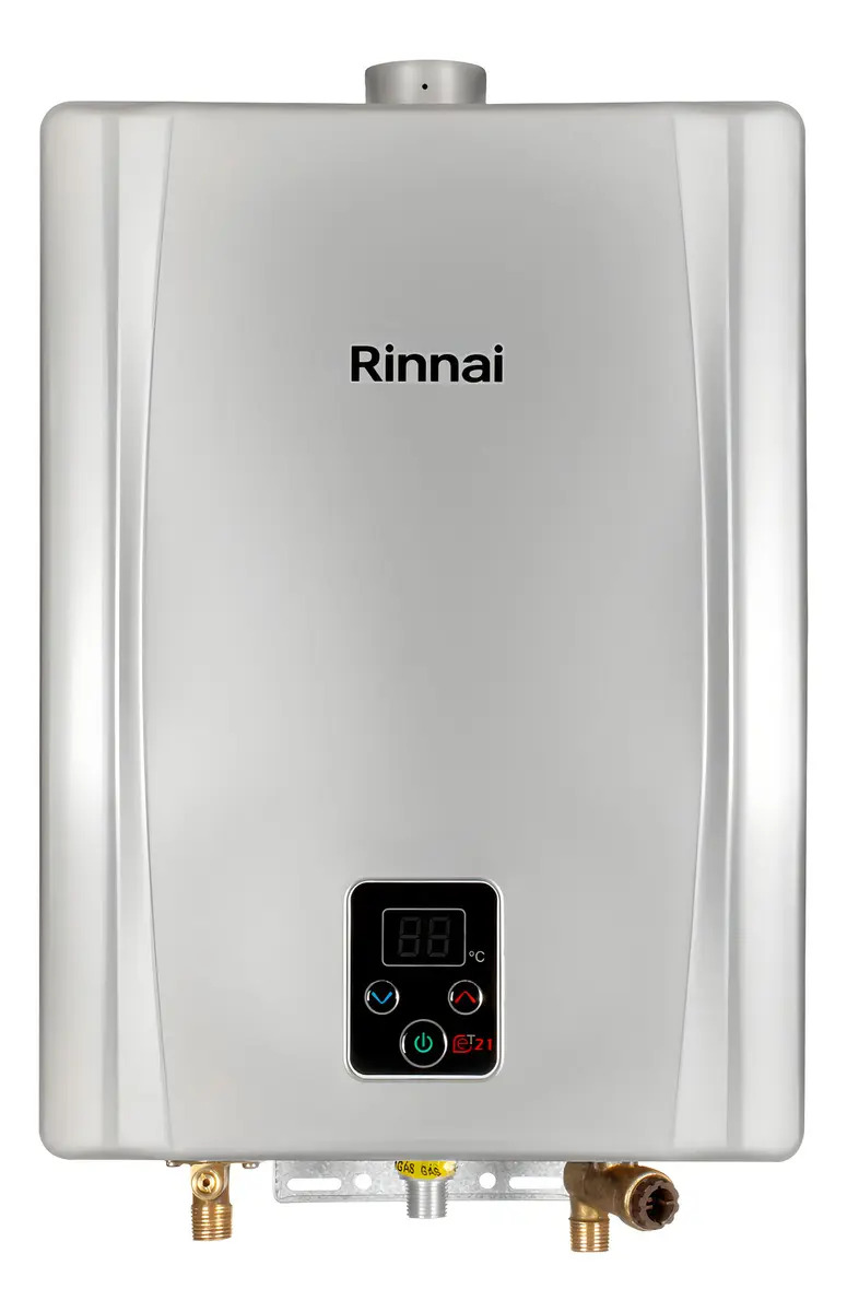 Calefon Rinnai 21 Litros Digital Gas Natural Color Gris Tipo De Gas Gn