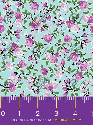 tricoline floral patchwork