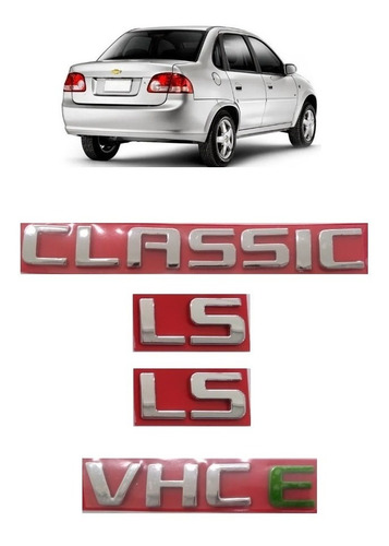 Emblema Letreiro Classic Ls Ls Vhce 2010 2011 2012 2013 2014