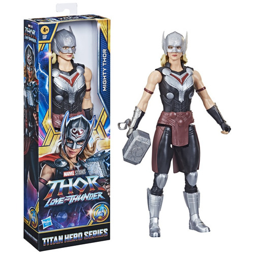 Figura De Acción Marvel Titan Hero Series Mighty Thor 30 Cm
