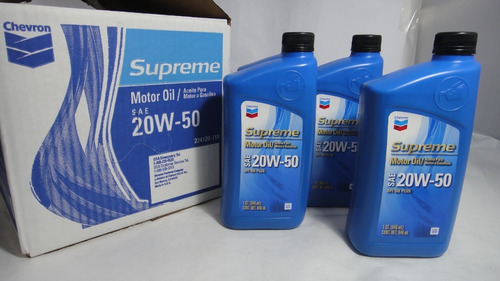 Aceite De Motor Mineral Chevron Supreme 20w50 Api 8tyhyt