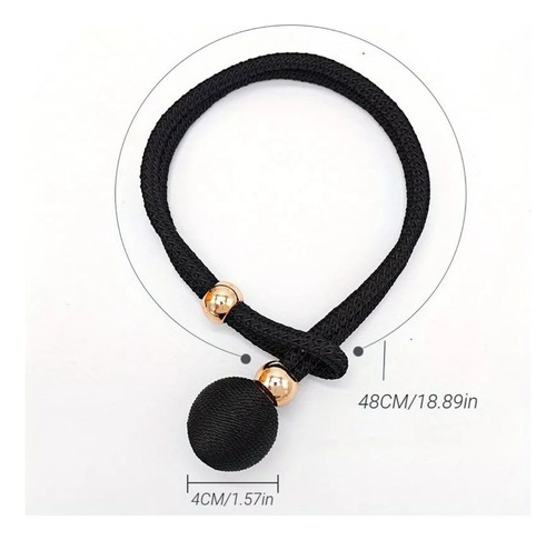 Sujetadores Decorativos Ajustables Para Cortinas, 4 Unidades