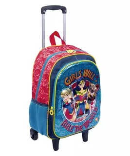 Mochila Rodinhas Tam G Super Hero Girls 19x 3d Sestini 2019