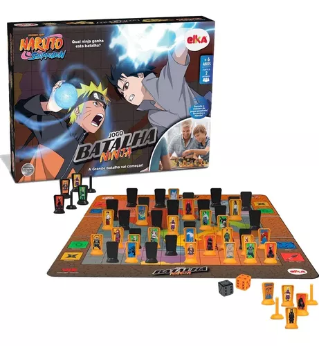 Jogo Naruto Rank Ninja Tabuleiro Infantil 1189 - Elka Brinquedos