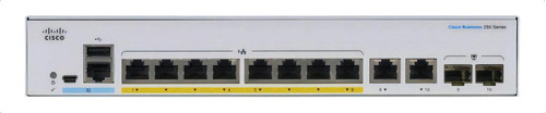 Cisco Business Cbs250-8fp-e-2g Smart Switch