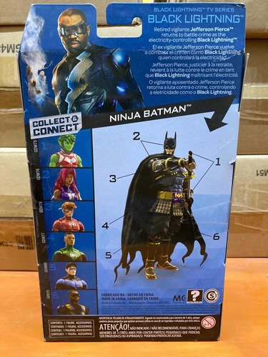 Lack Lightning C&c Batman Ninja Dc Multiverse Mattel Nuevo