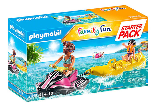 Playmobil - Jet Ski Com Banana Boat - Family Fun 70906