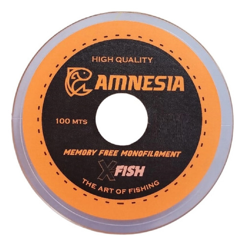 Tanza X-fish Amnesia 100mts Pesca Baja Memoria 0.35mm