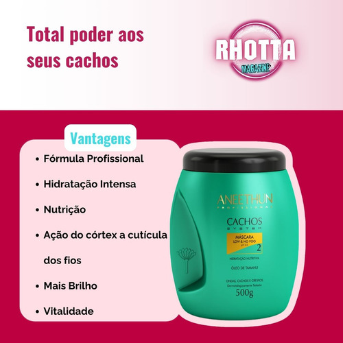 Gelatina Low E No Poo Aneethun Cachos E Crespos Definidos