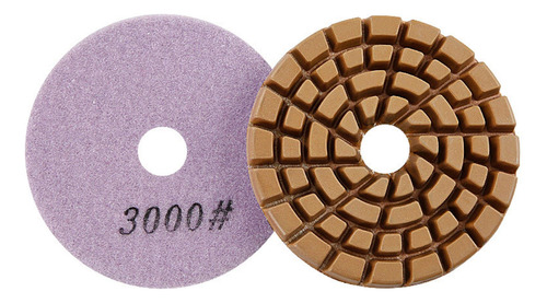 Almohadillas De Pulido De Diamante De 4 Pulgadas, Grano 3000
