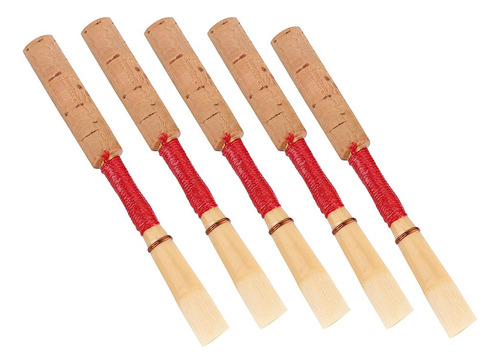 A 5pcs Buena Calidad Oboe Cañas Reed Instrumento De Fuerza