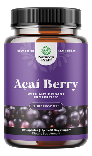 Natural Acai Berry Suplemento - 7350718:mL a $91990