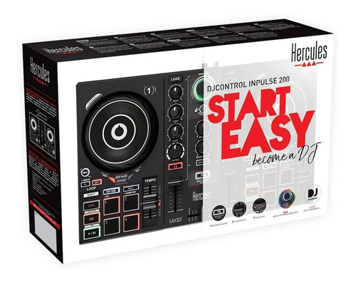 Imagen 7 de 9 de Controlador Dj Hercules Djcontrol Inpulse 200 Cuotas!