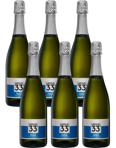 Champagne Latitud 33º Dulce 750ml Bebidas X6 Unidades