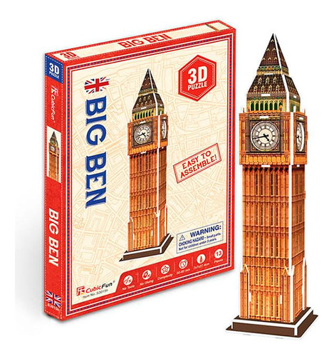 Cubic Fun Rompecabeza 3d Big Ben Londres 13 Piezas