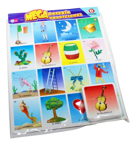 Juego De Mesa: Mega Lotería Tradicional