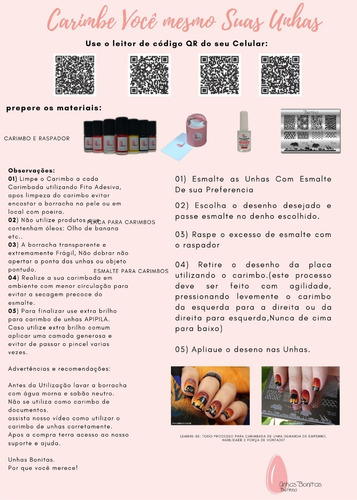 Placas Carimbos De Unhas Apipila 10