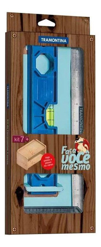 Conjunto De Ferramentas 2 Peças Esquadro + Nível Tramontina