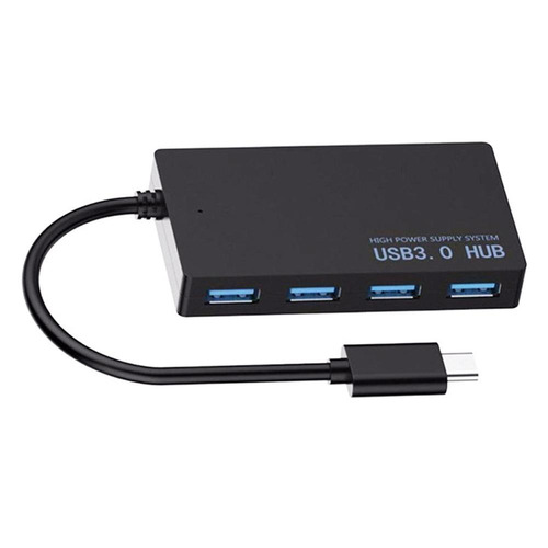 Imagen 2 de 10 de Hub Usb C Thunderbolt 3 A 4 Puertos Usb 3.0 Mac Win Lin