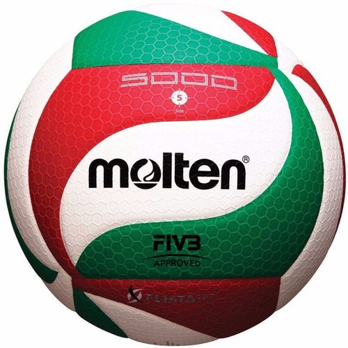 Balon Voleibol Molten 5000 Deporte Cuero Muy Suave Original!