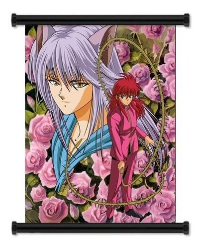 Póster De Desplazamiento De Pared De Tela De Anime Yu Yu Hak