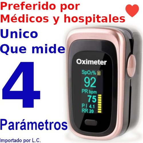 Oxímetro Saturador Pulsoximetro Profesional Monitoreo Fda Ce